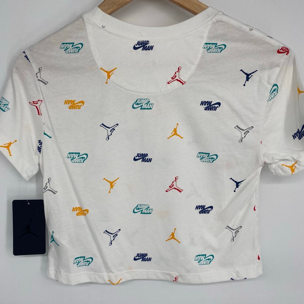 Nike Top Girl Small Jump Man All Over Graphic Sport Basketball Jordan Streetwear